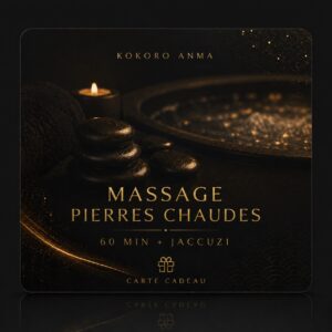 Massage pierres chaudes 60 min + Jacuzzi