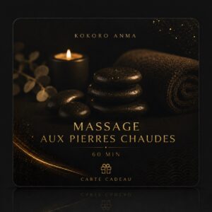 Massage aux pierres chaudes 60 min